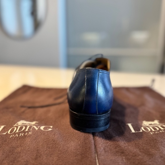 LondinG Paris HERACLEE 471 SMOOTH LEATHER AND SUEDE UK size 6 - Picture 6 of 12